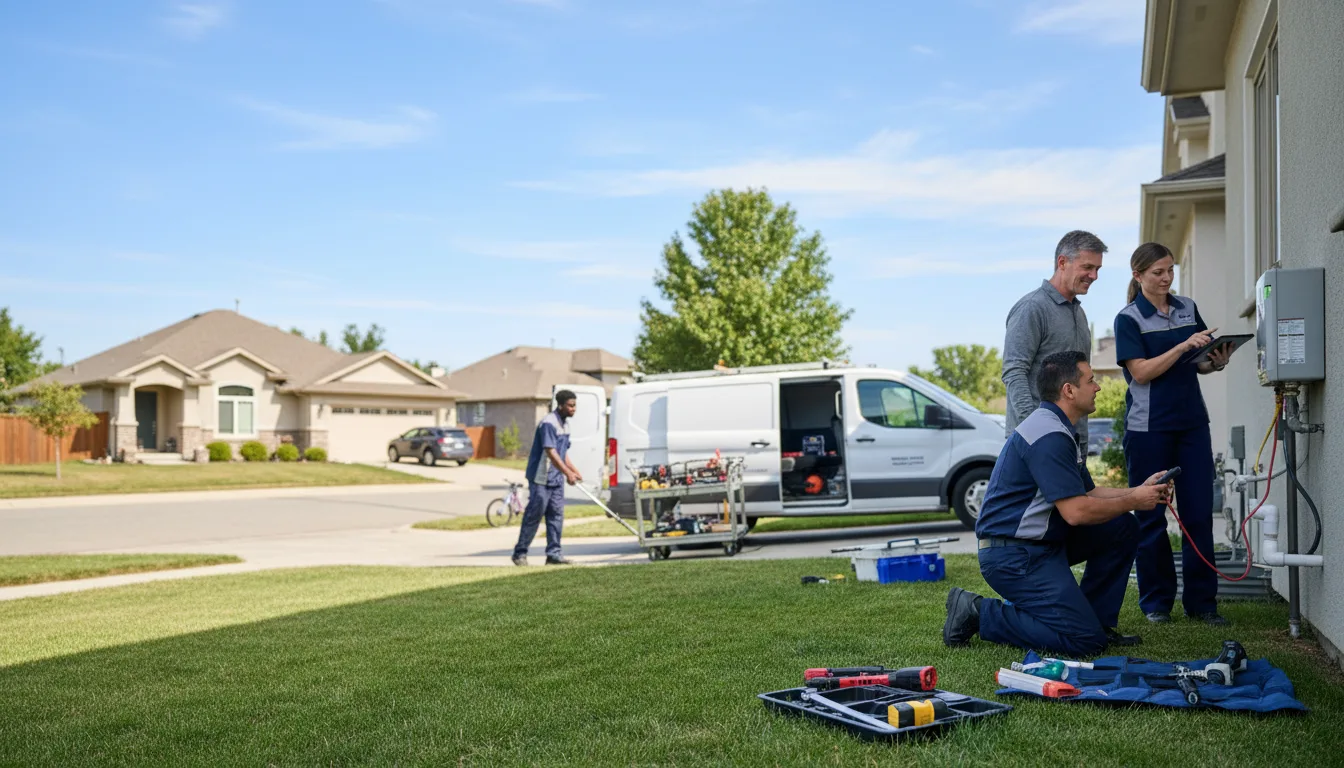 Tankless water heater service in New Plymouth, OH